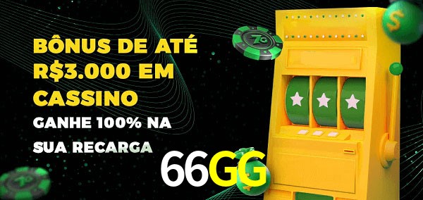 66GG melhor bônus de depósito