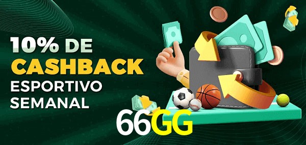 10% de bônus de cashback na 66GG