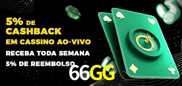 Promoções do cassino ao Vivo 66GG